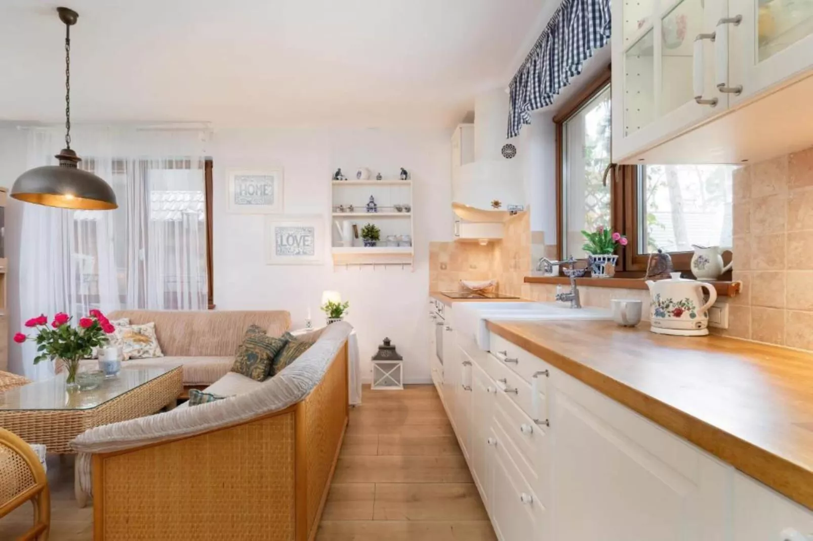 Apartament dla 8 osób Pobierowo-Keuken