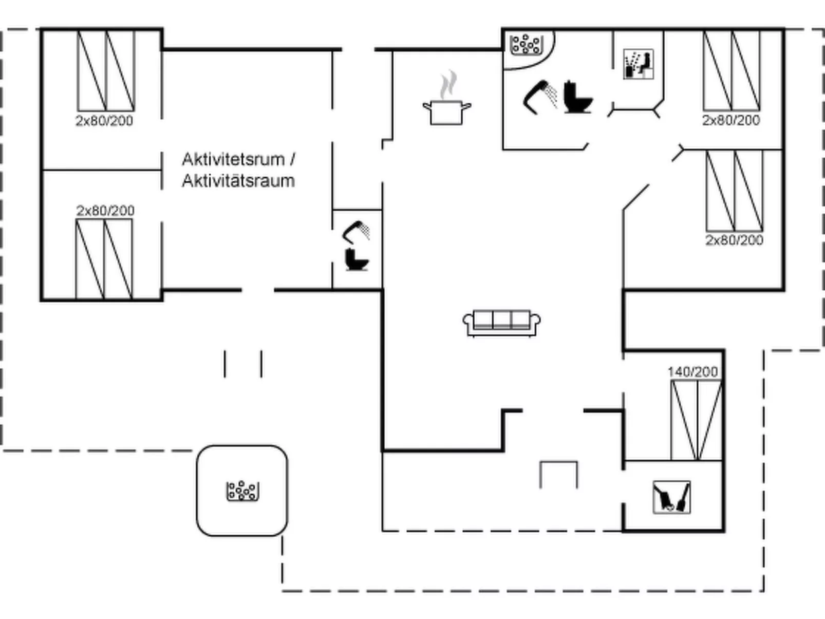 "Jeldrik" - 1.5km from the sea-Binnen