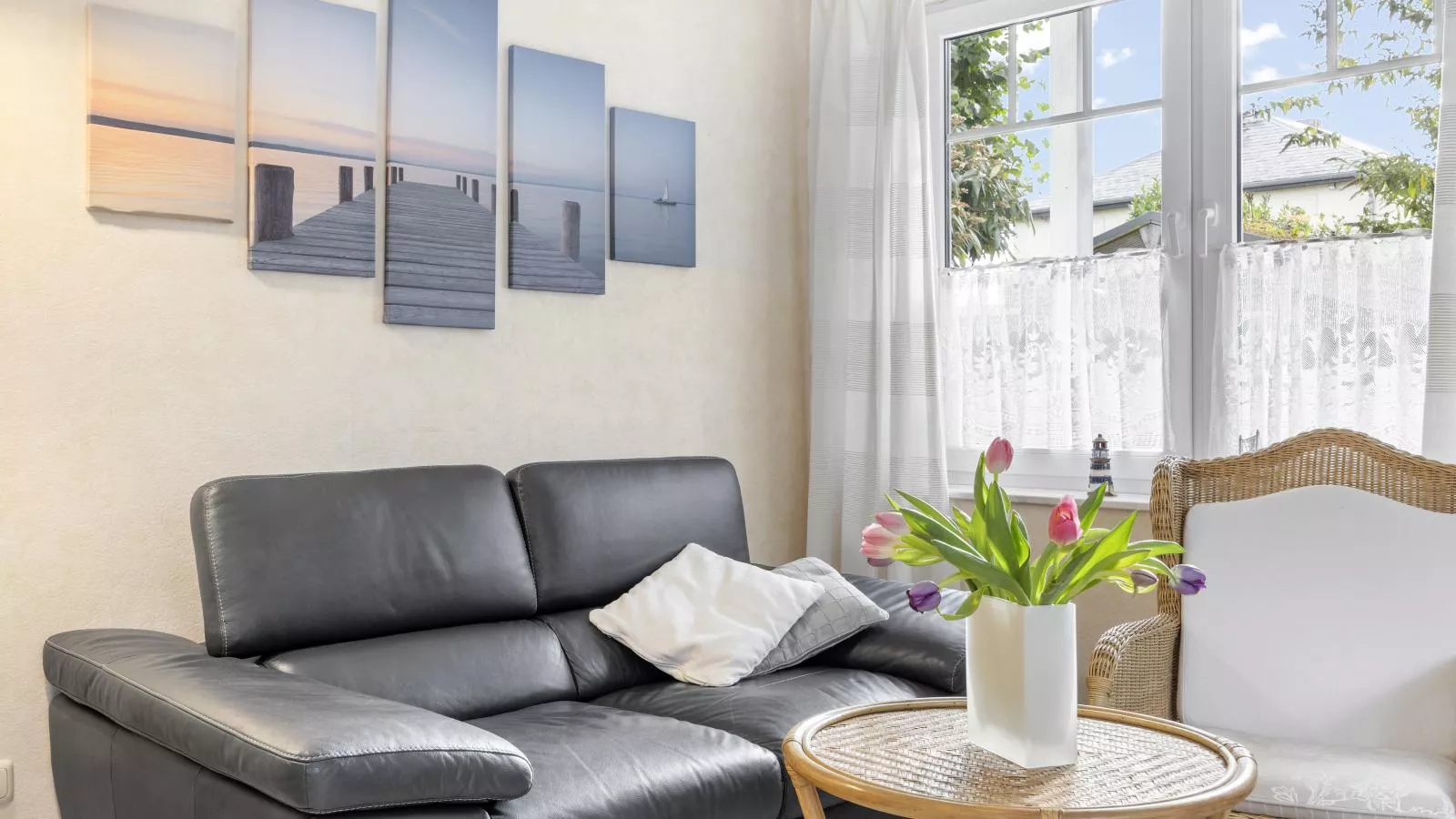 Nordlicht - Strandkorb EG-Woonkamer