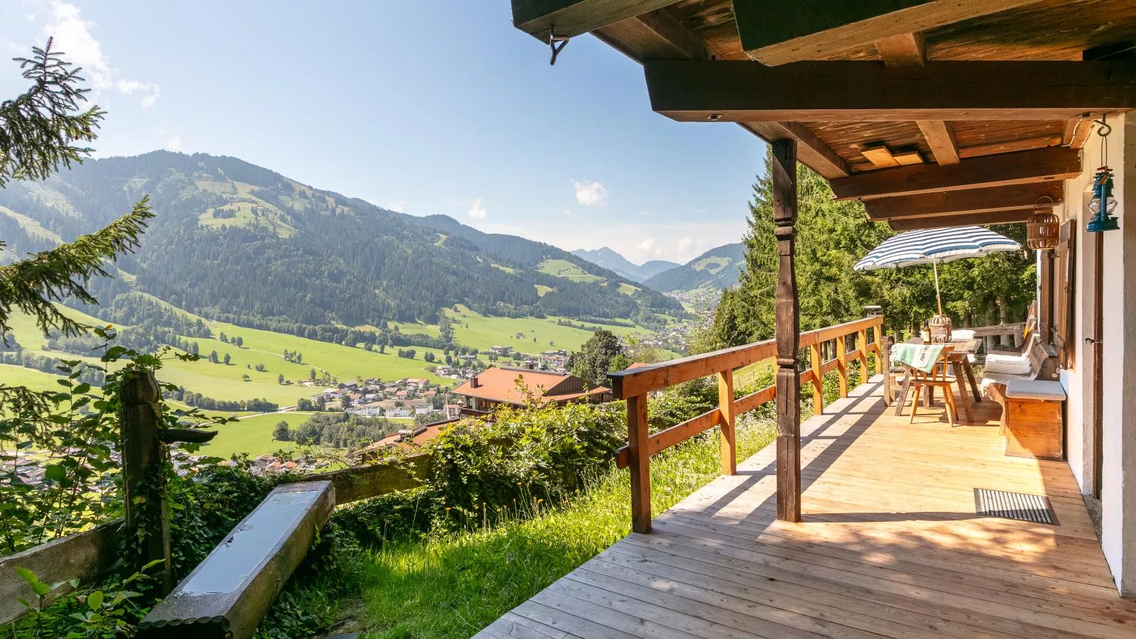 Sonnenhütte unten-Terrasbalkon