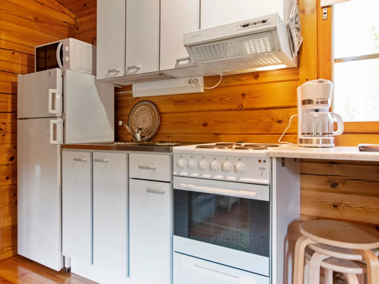 Koskimökki, vaikon loma 3-Binnen