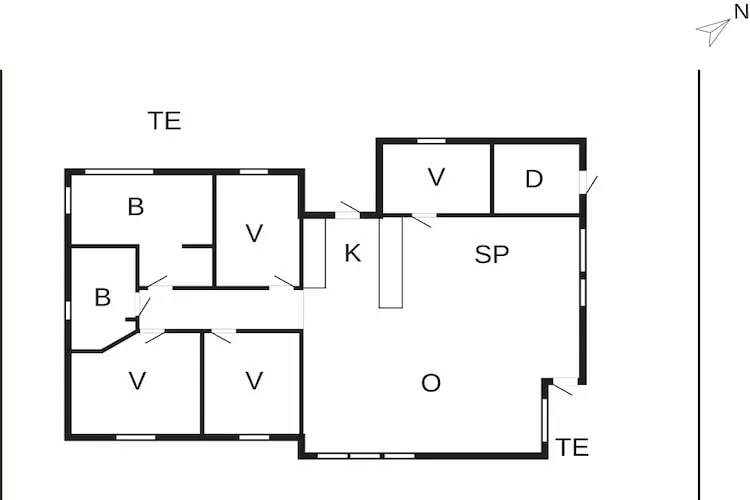 4 sterren vakantie huis in Juelsminde-Plattegrond