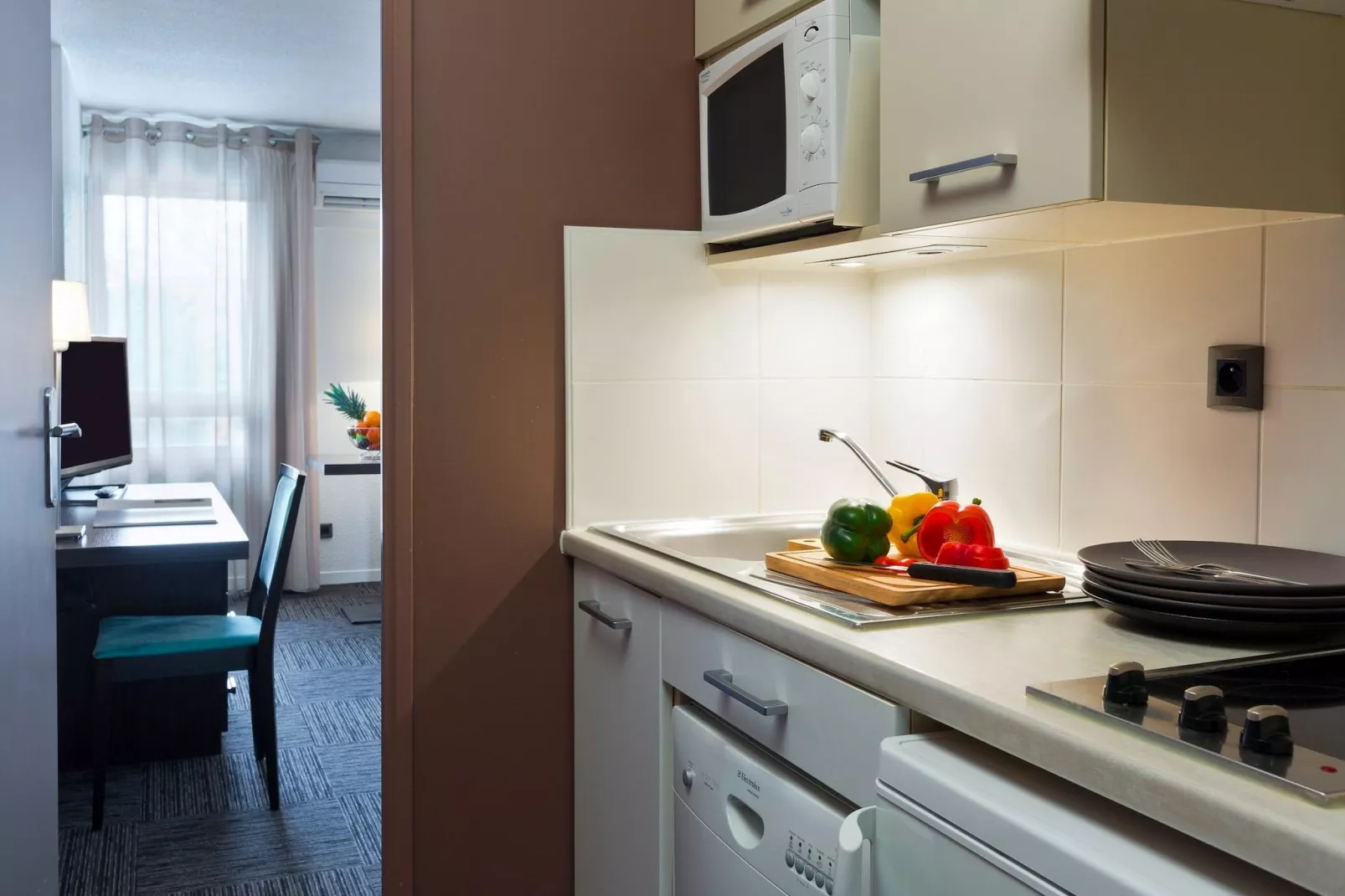 Comfort studio - LA RESERVE-Keuken