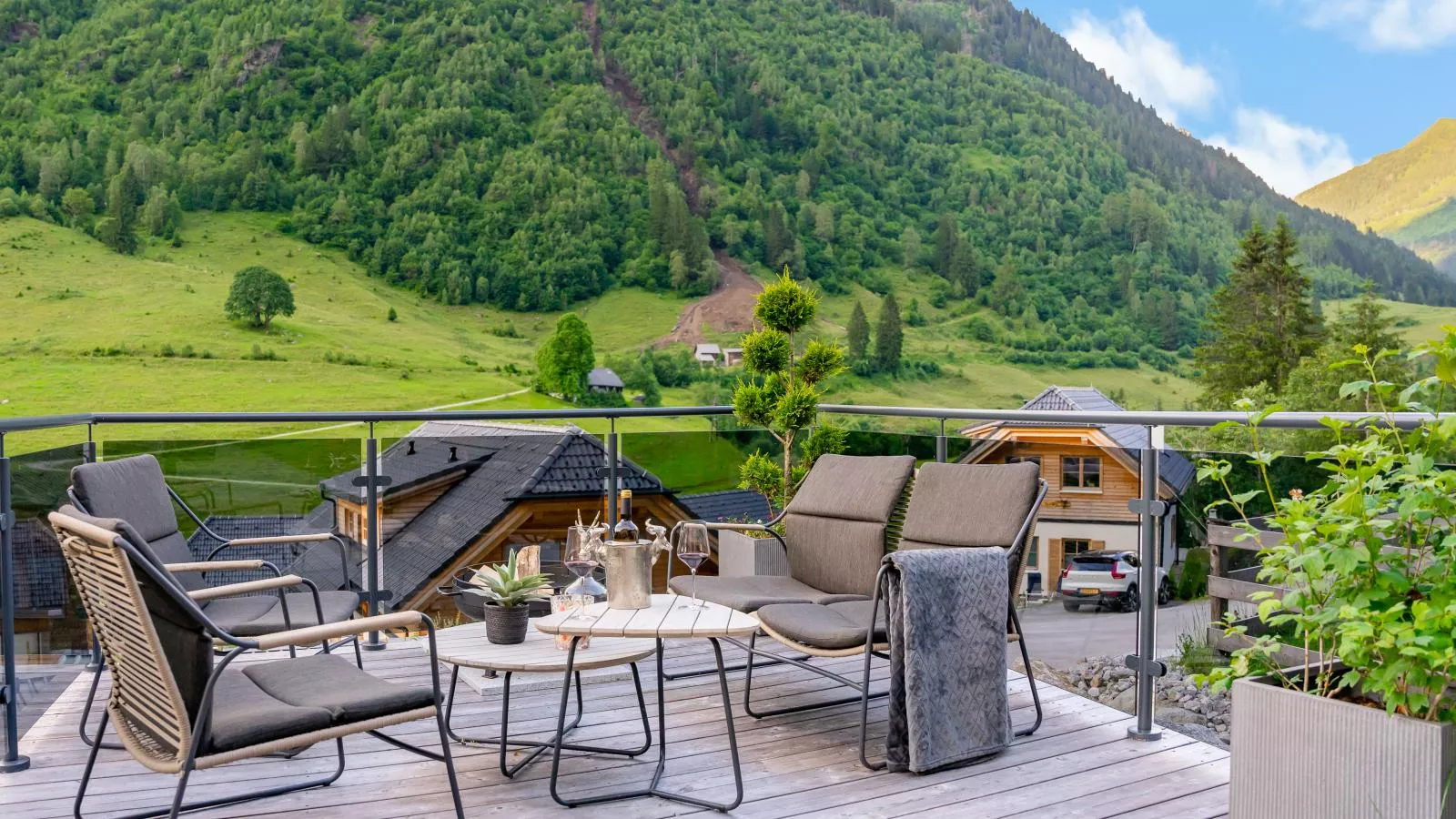 Chalet Hirschblick-Terrasbalkon