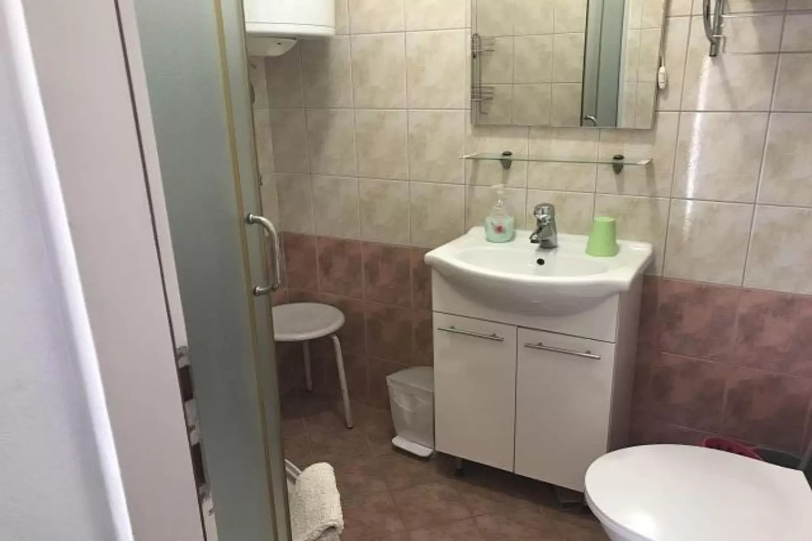 Apartmani Stefanija - Two Bedroom Apartment-Badkamer