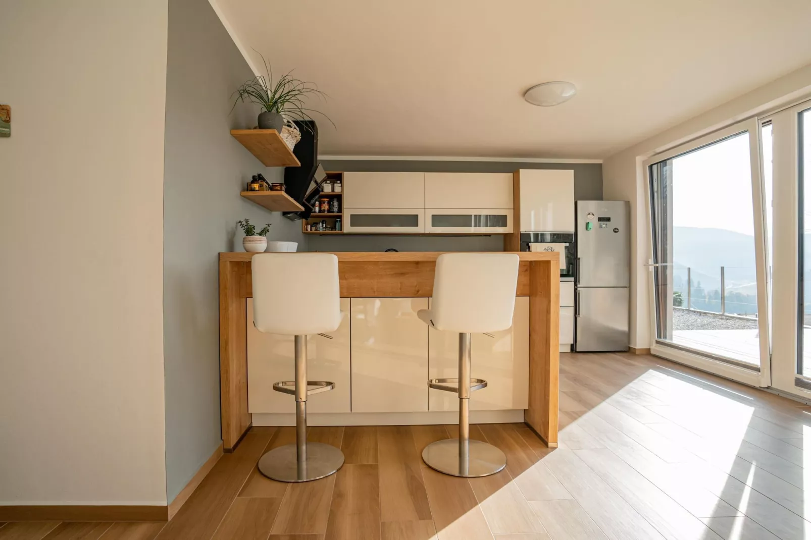 Peaceful Oasis in Nature Holiday Home with Terrace and Sauna - Three Bedroom Holiday Home with Terrace and Sauna-Keuken