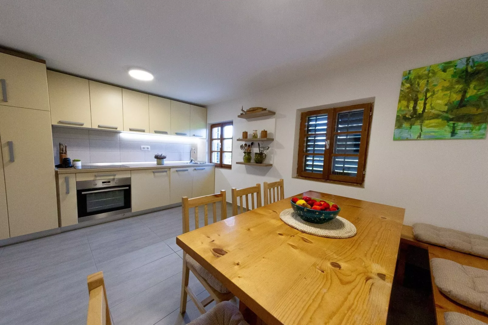 Hillside Haven Holiday Home with Sauna and Hot-Tub - One Bedroom Holiday Home with Sauna and Hot-Tub-Keuken