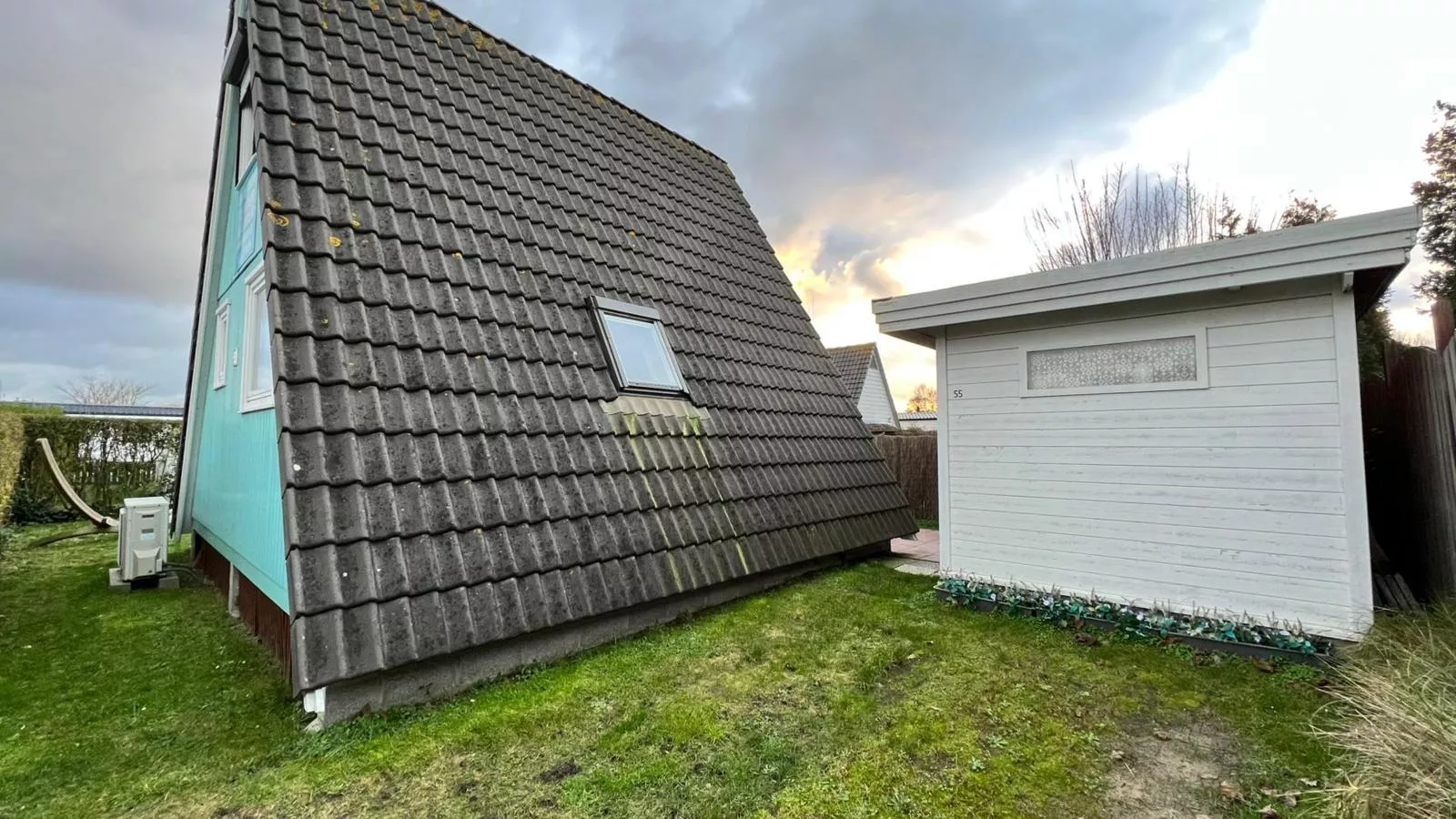 Duinhuisje H55-Buitenkant zomer