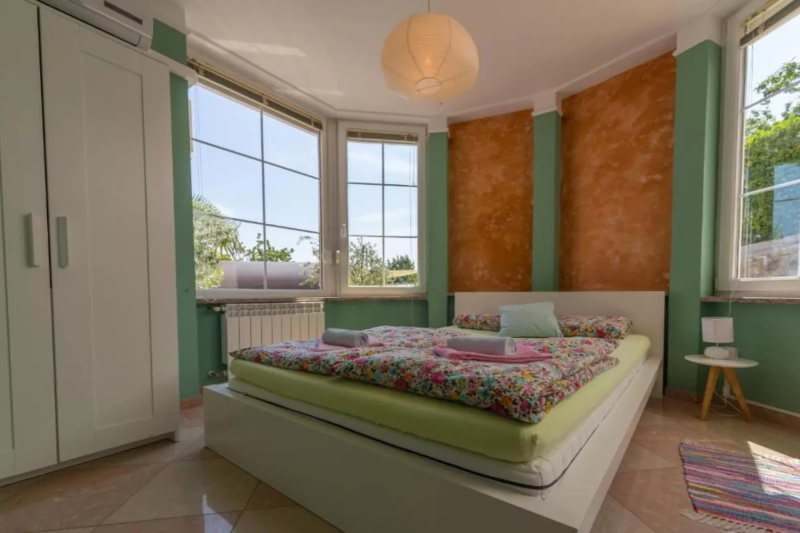 Apartments Melanie - Oprić Hills Two bedroom apartment with sea view (B)-Slaapkamer