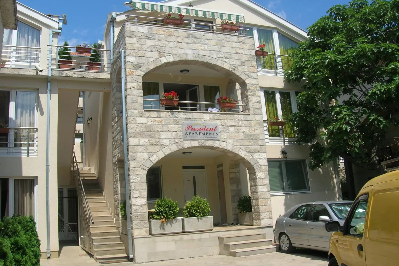 Villa Apartments Kumbor President - Studio Apartment With Sea View (Zira)-Buitenlucht
