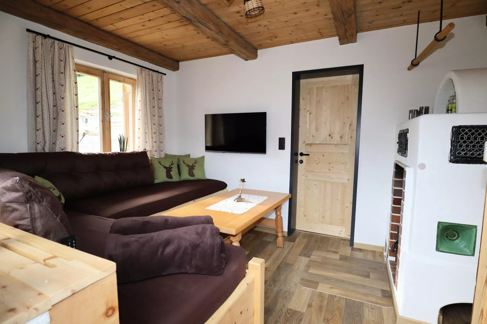 Berghütte Almleben-Woonkamer