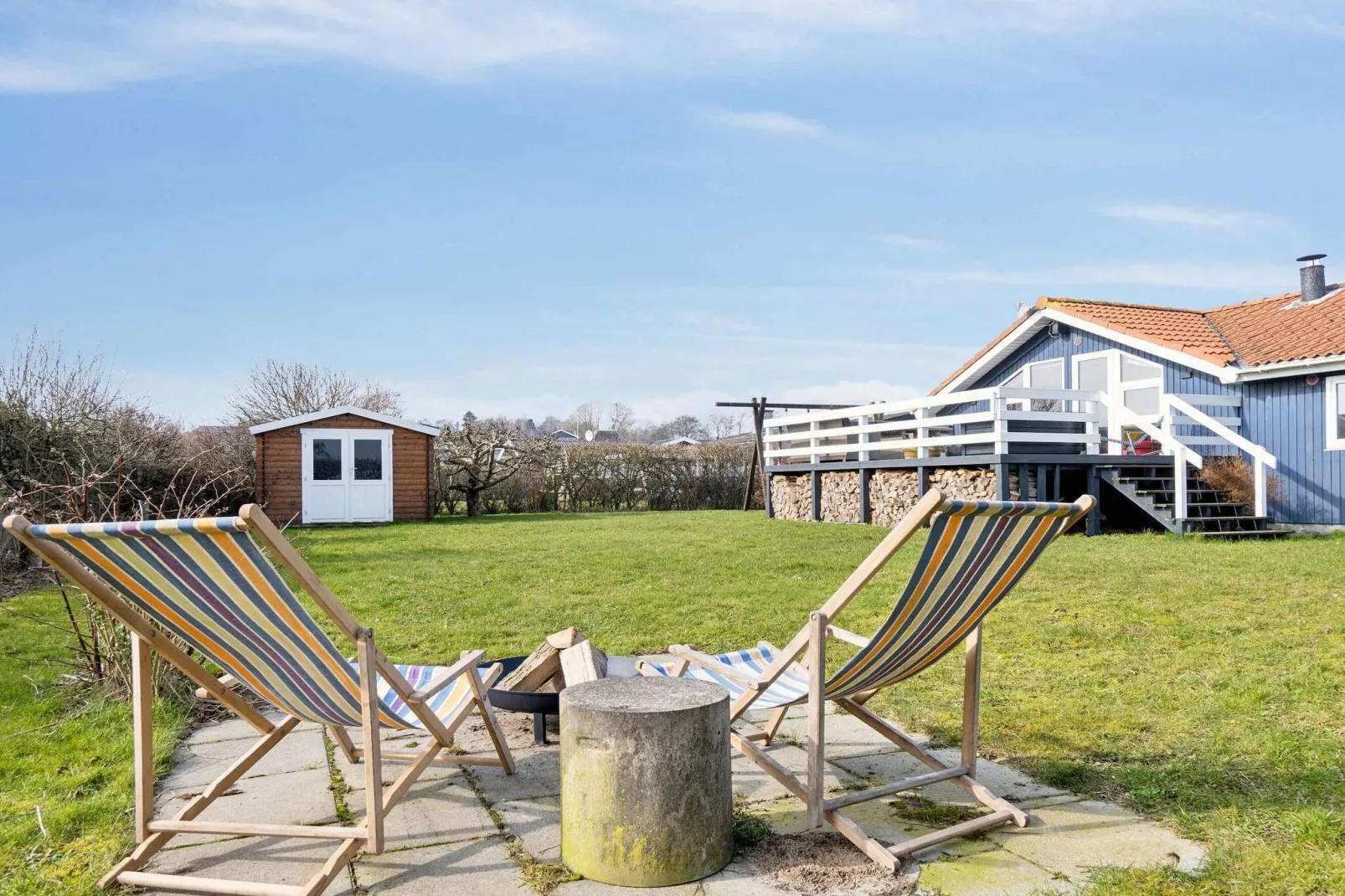 5 sterren vakantie huis in Rønde-Buitenlucht