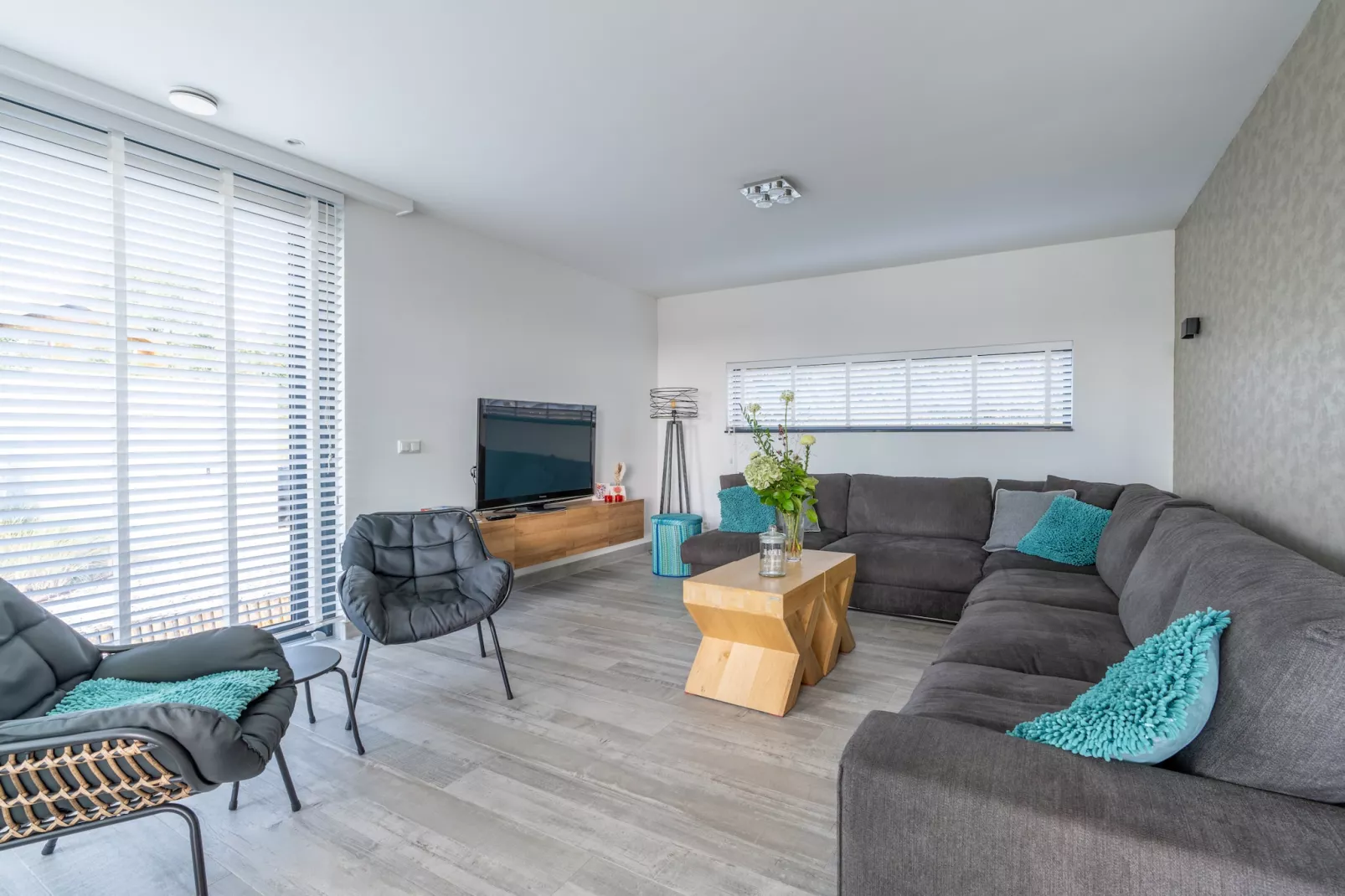 Strandvilla Hygge-Woonkamer