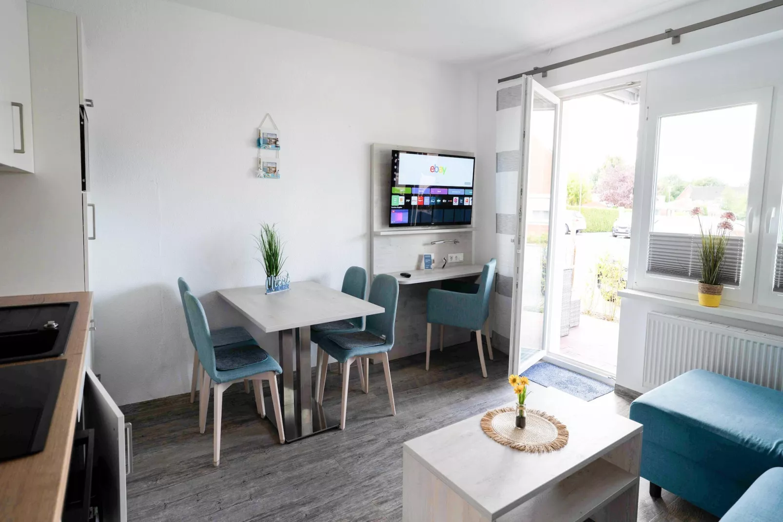 Haus Strandkorb 5-Woonkamer