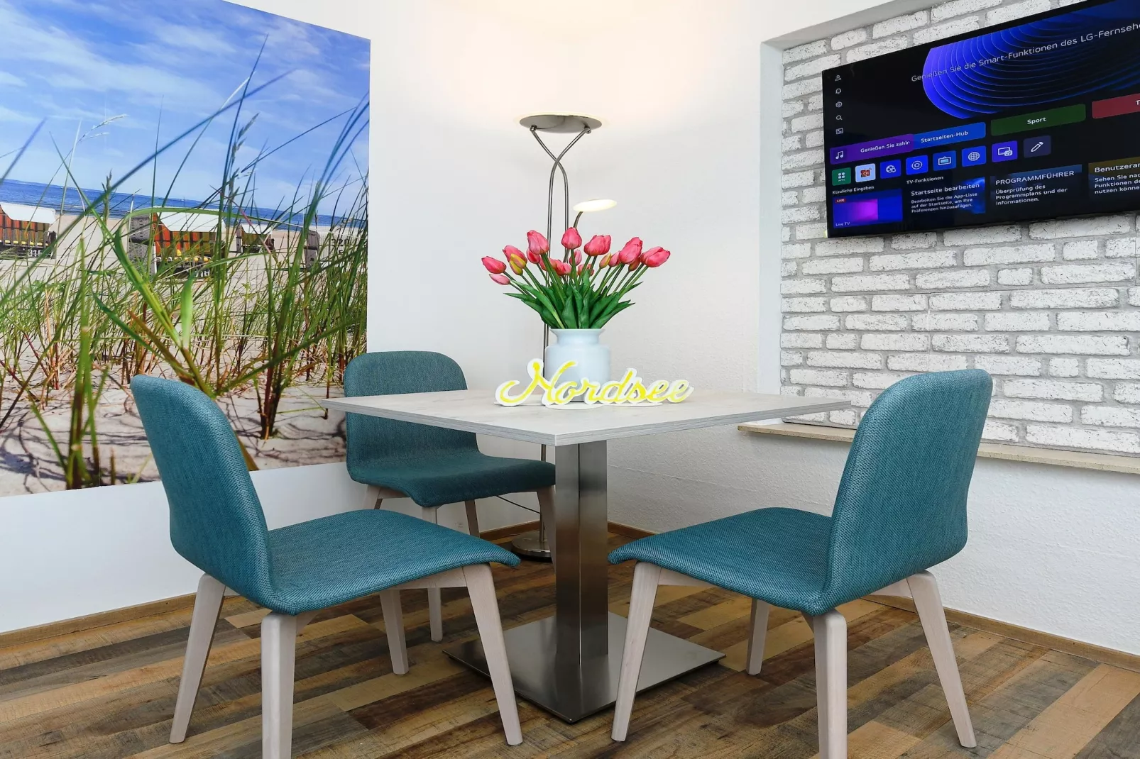 Haus Strandkorb 6-Woonkamer