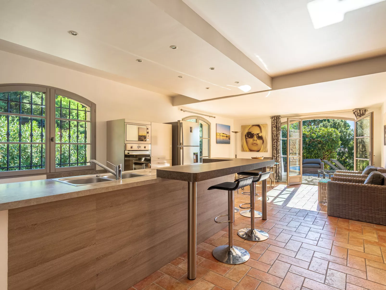 Villa du Canadel-Binnen