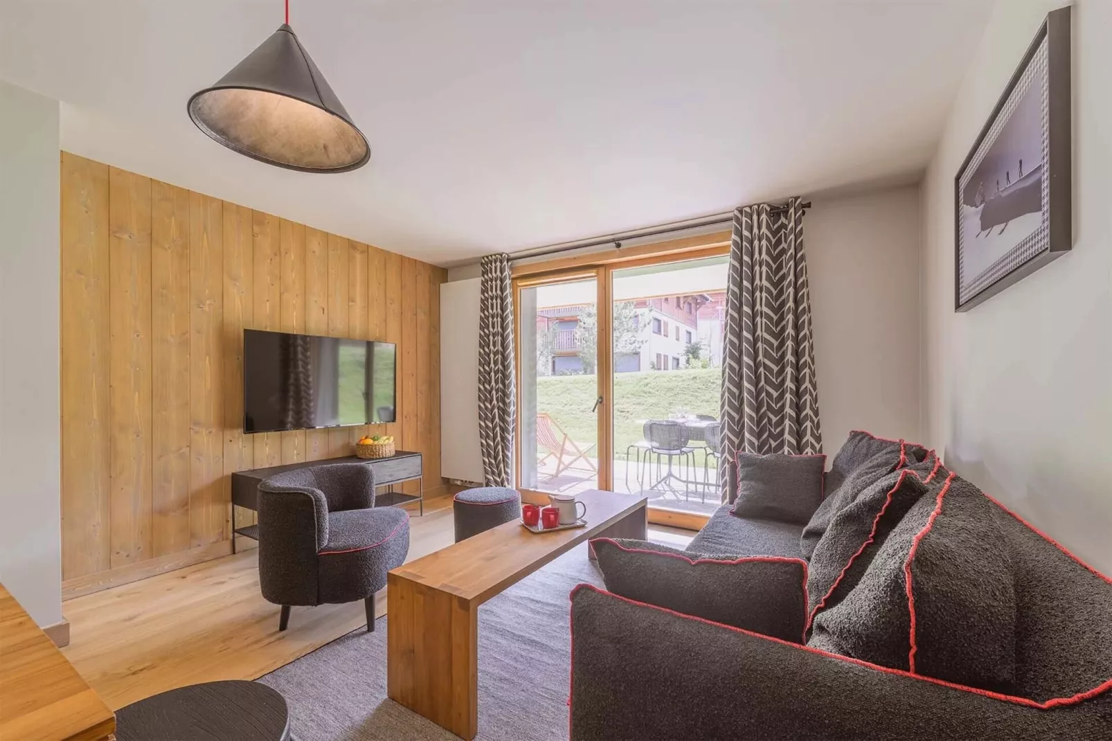 Residence L’ÉCLAT DES VÉRIAZ A48S - Woonkamer