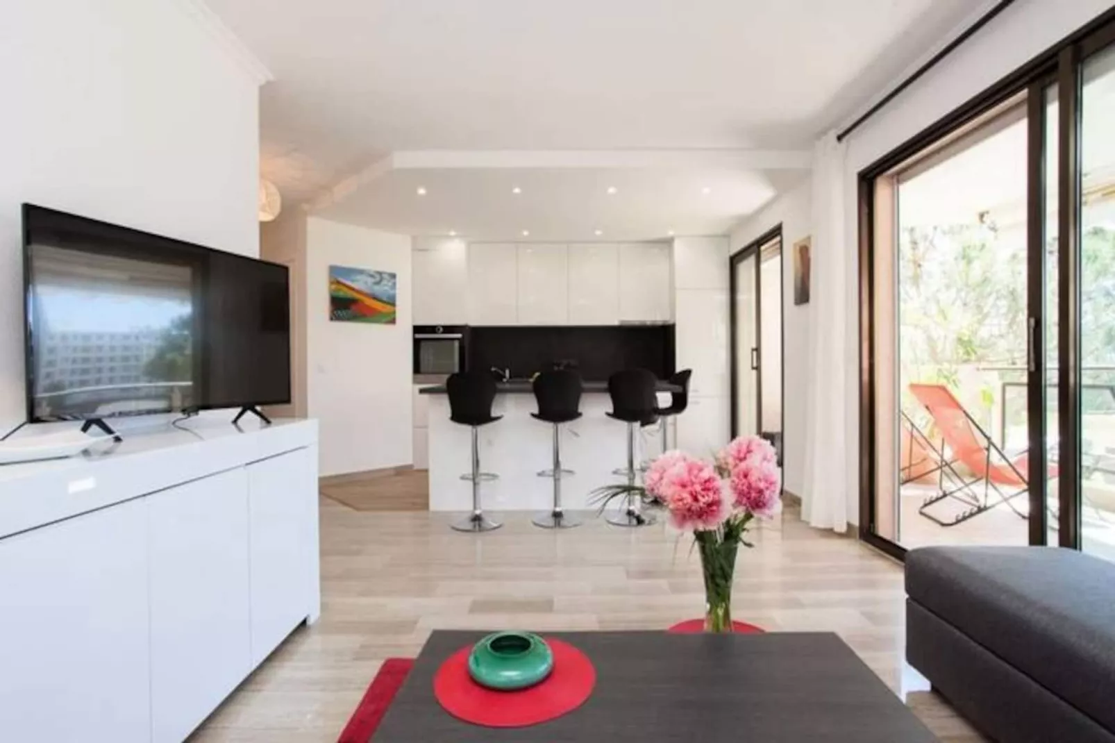 Résidence 3p Avec Terrasse Au Palm Beach, &agrave; 2min Des Plages-Niet-getagd