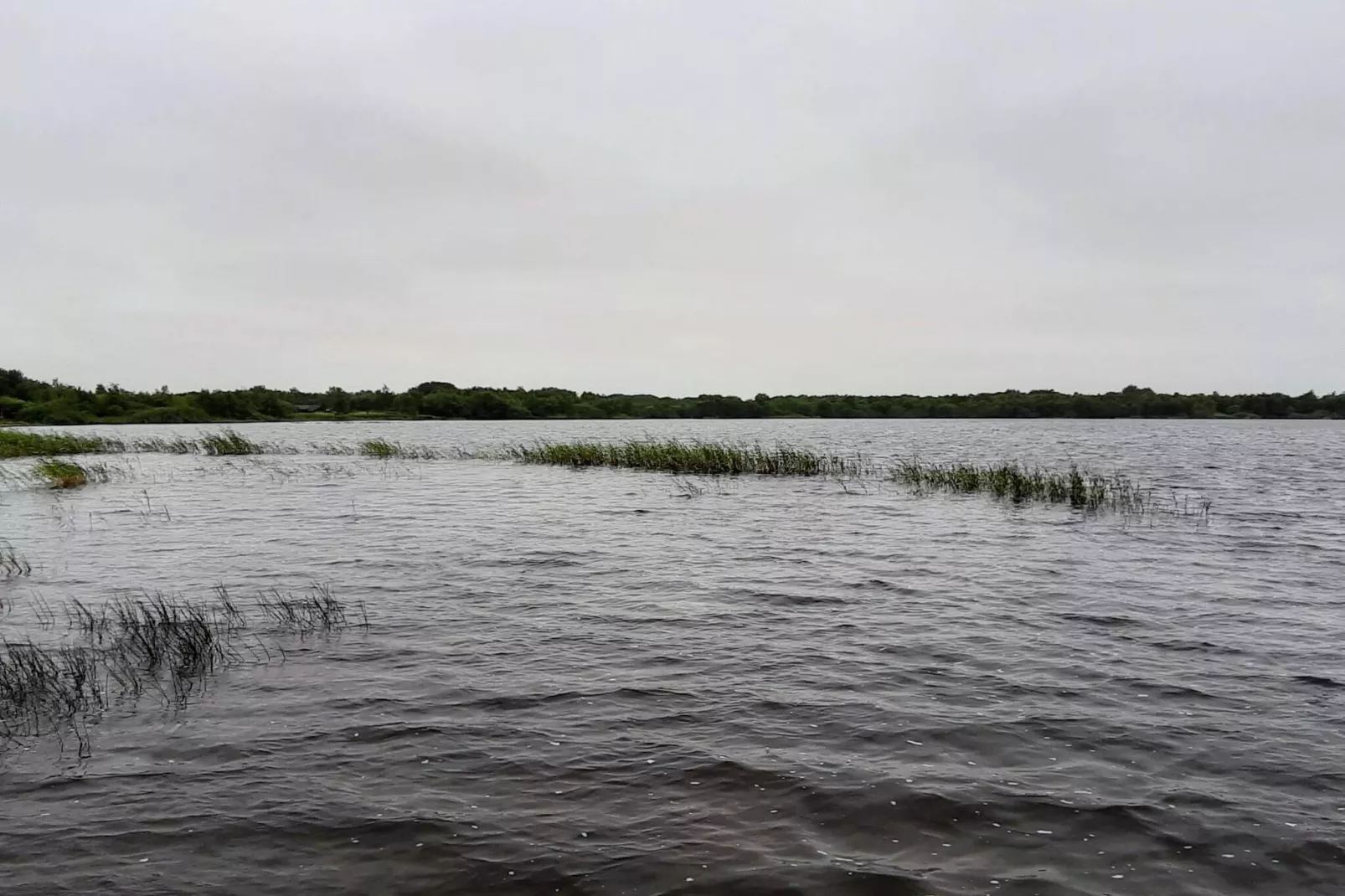 Afgelegen oase bij Kvie-meer-By Traum-Waterzicht