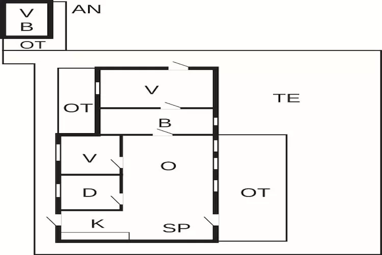 6 persoons vakantie huis in Ansager-By Traum-Plattegrond