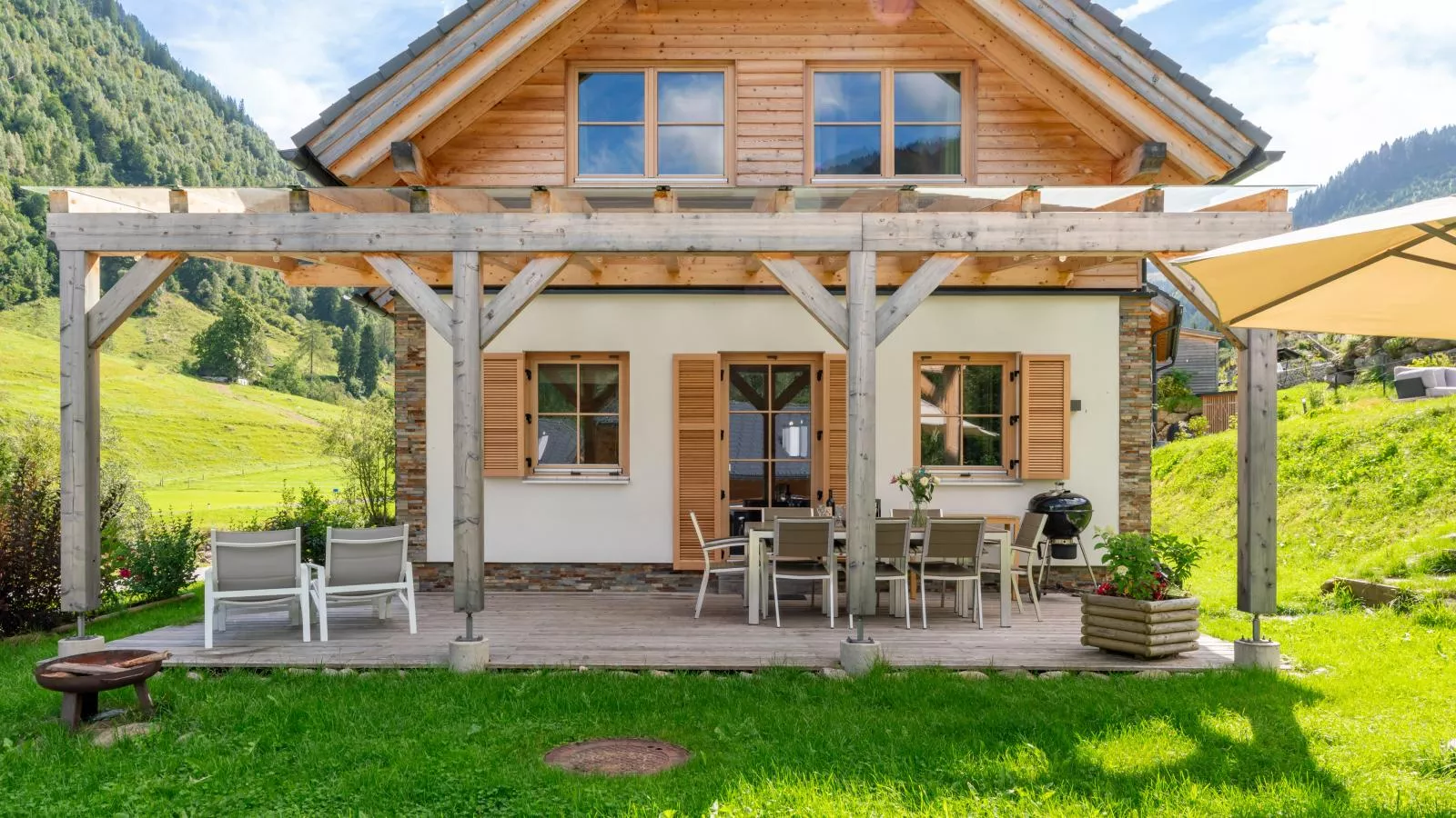 Chalet Amsel-Buitenkant zomer