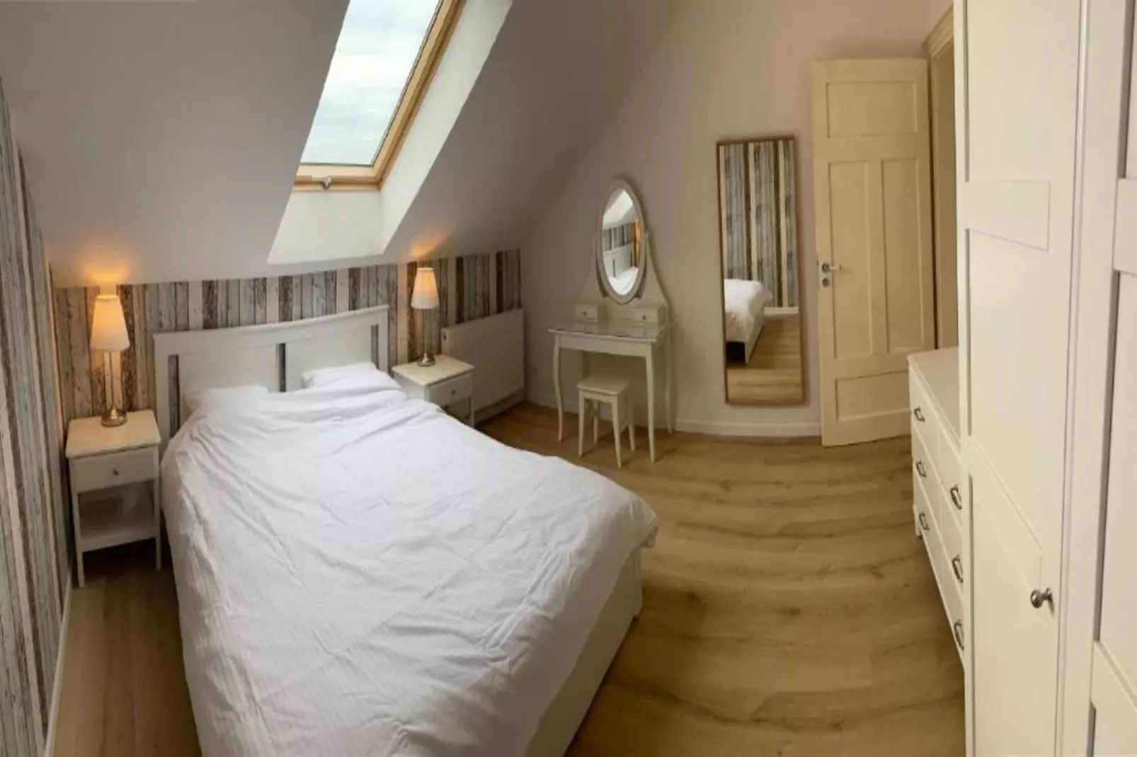 Apartament dla max 4 osób Grzybowo-Slaapkamer