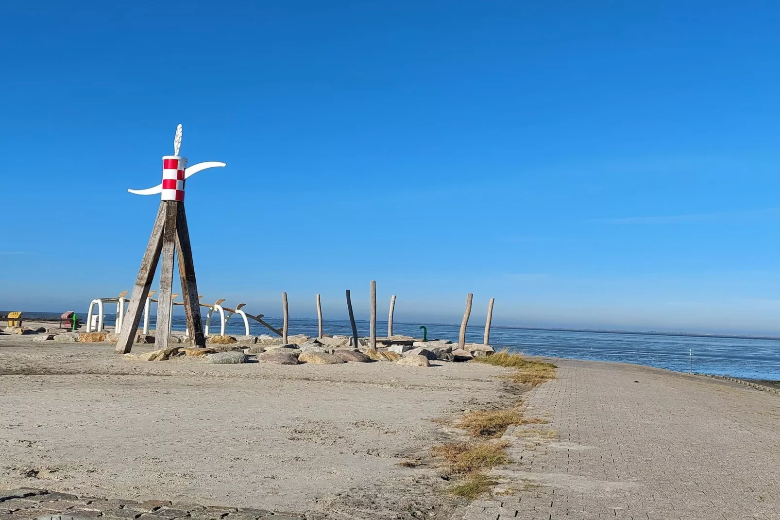 Doppelhaushälfte Nordseerose 125-Gebieden zomer 5km