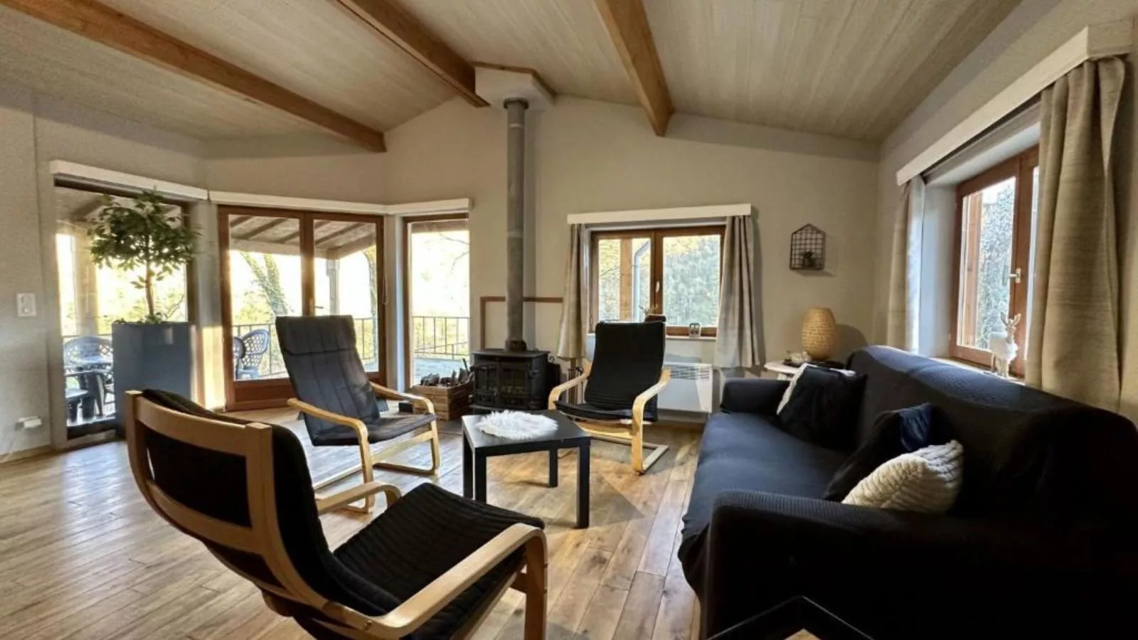 Vue sur Ourthe-Woonkamer