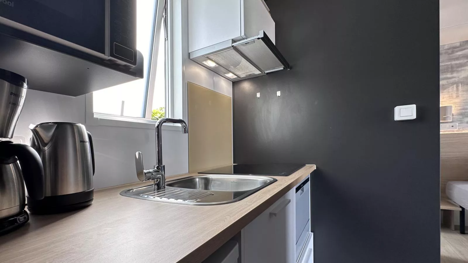 Feriendorf Seeblick - Tiny Chalet Nr 10-Keuken