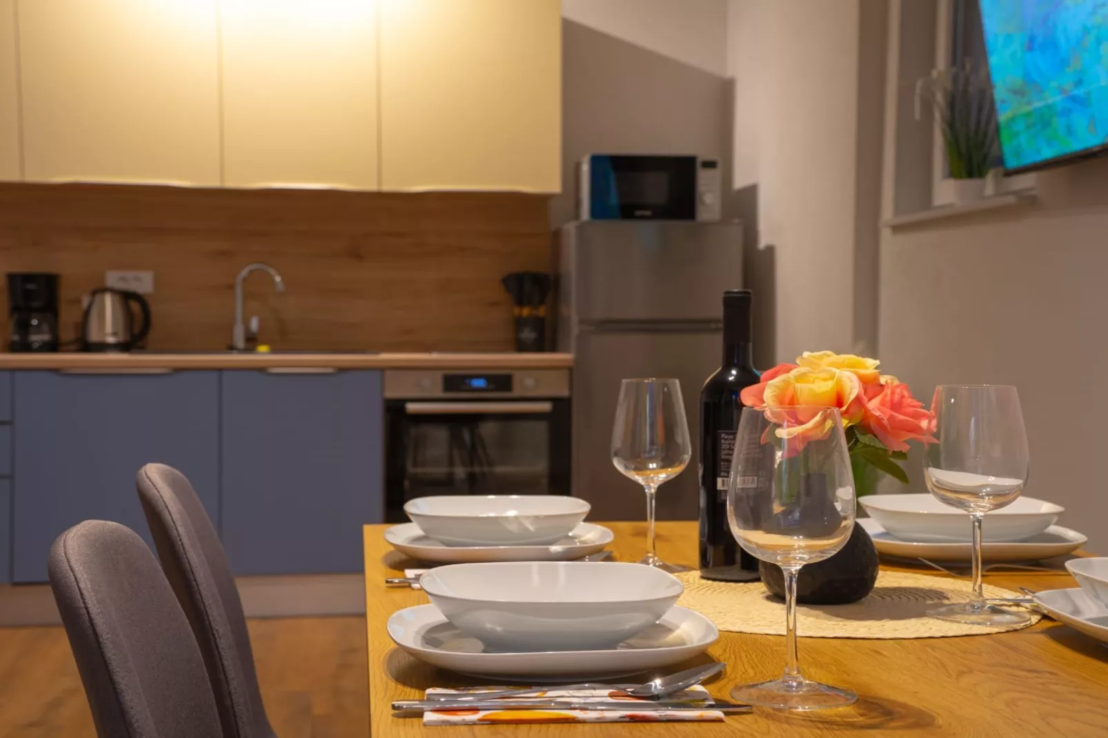 One-Bedroom Apartment (A4)-Eetkamer