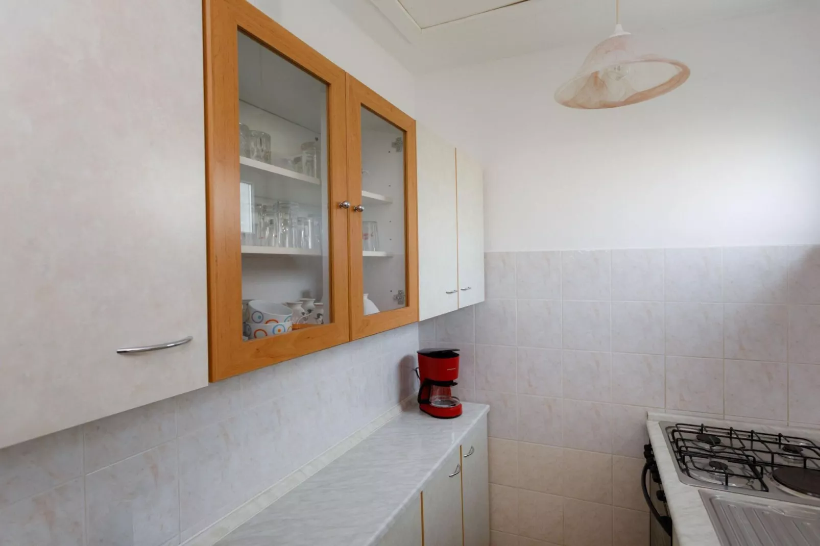 Charming and Tranquil Krk Center Apartment - One Bedroom Apartment with  Balcony-Keuken