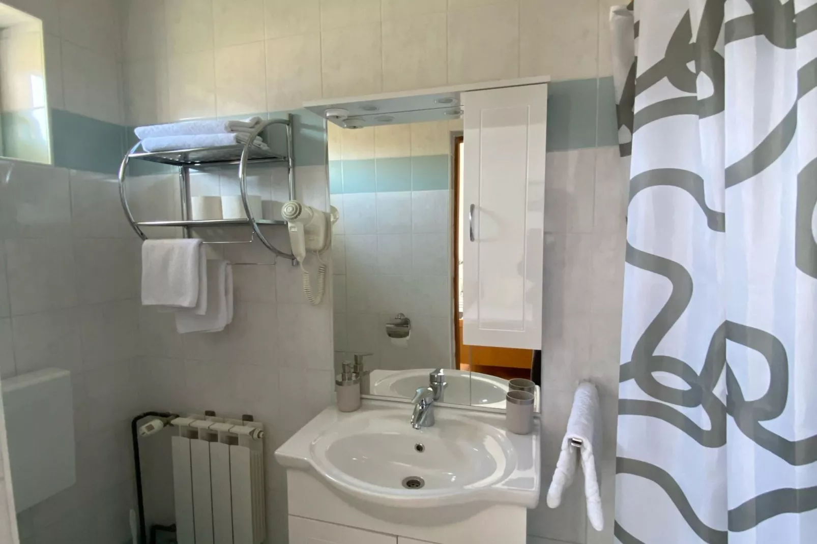 Double room with double bed 2-Badkamer