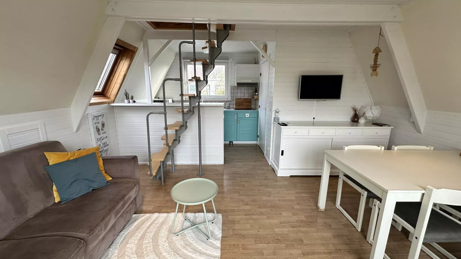 Duinhuisje H55-Woonkamer