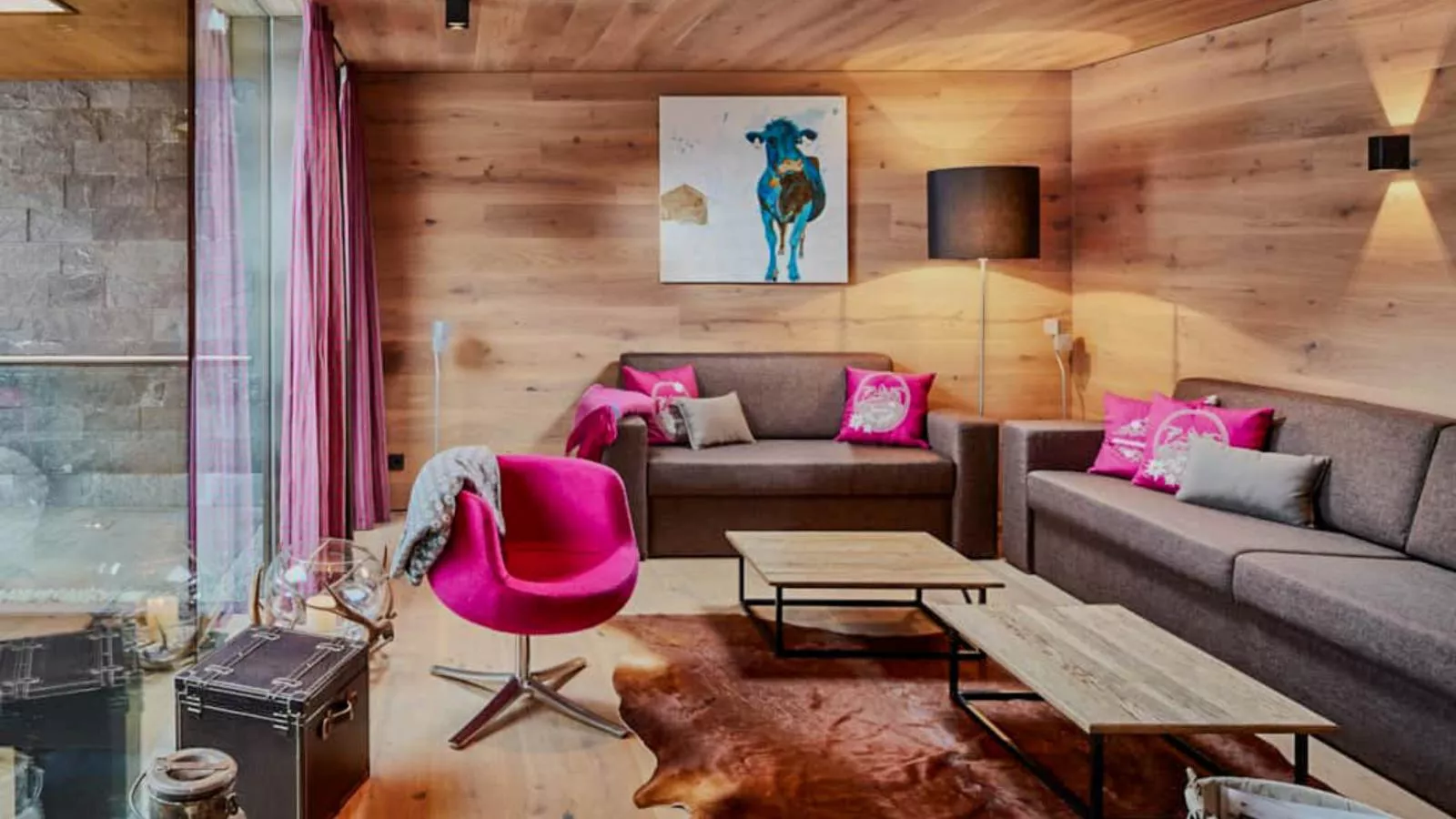 Smaragdresort Gipfelstürmer-Woonkamer