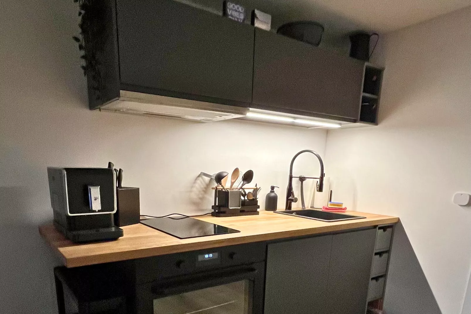 Apartment Eifelglück mit Dachterrasse-Keuken