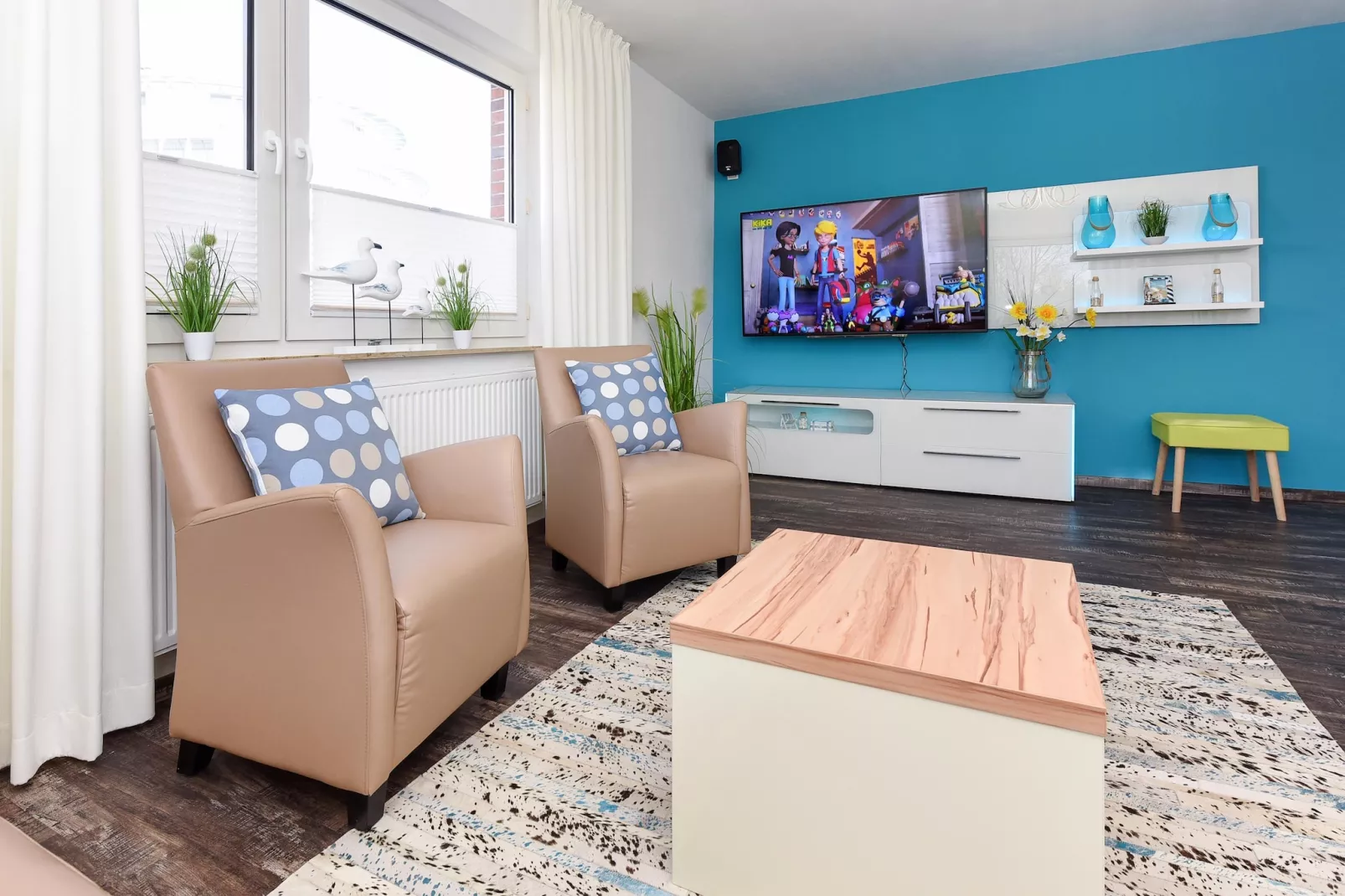 Haus zur Möwe 2 - Woonkamer