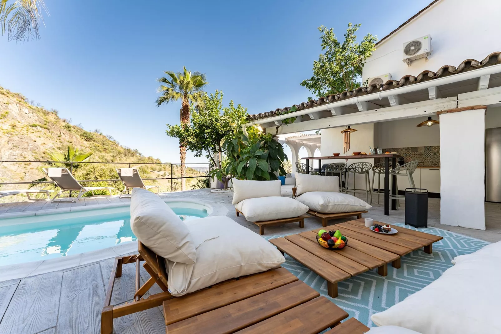 CT 390 - Faros Zen Ohm & Yoga Retreat - Cortijo Pura Paz in Casarabonela-Zwembad