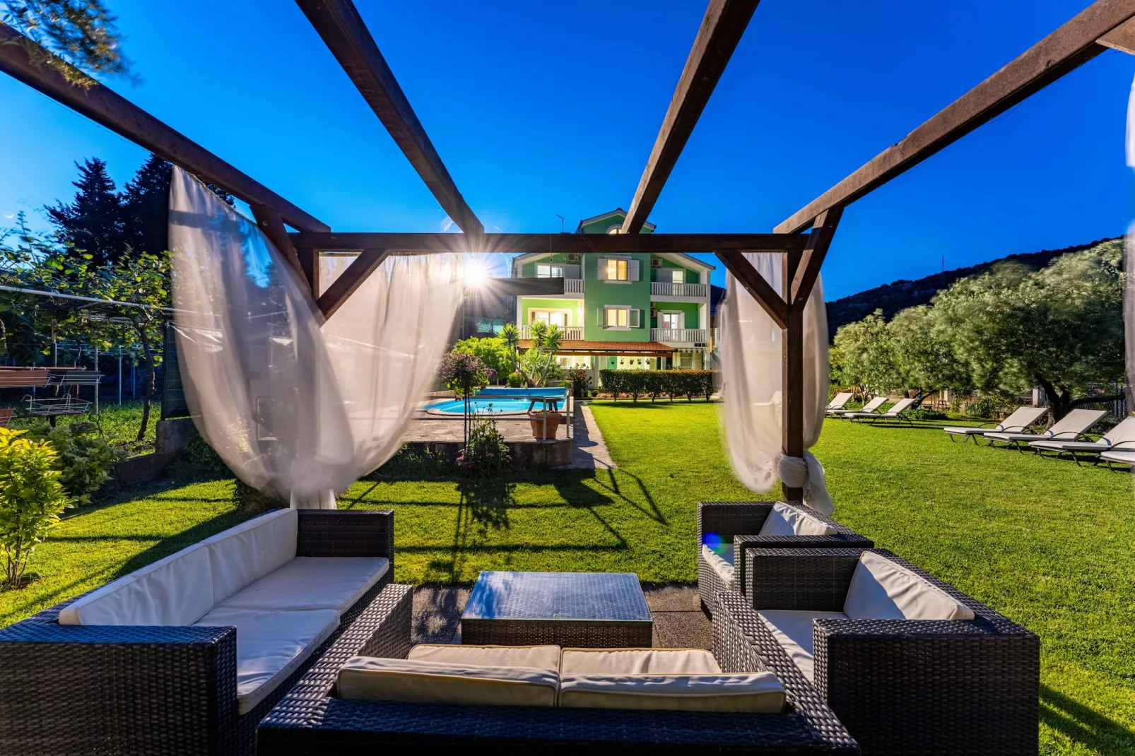 Villa Green Paradise-Terrasbalkon