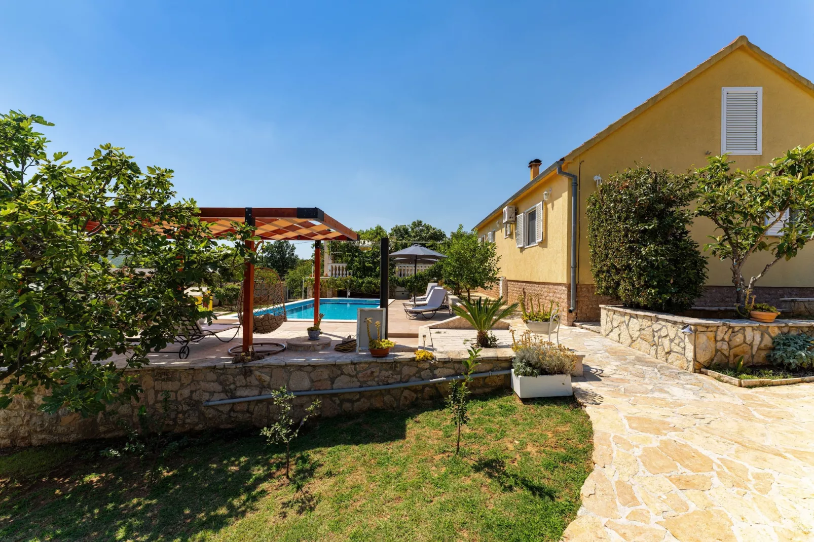 Villa Sucic with private pool-Buitenkant zomer