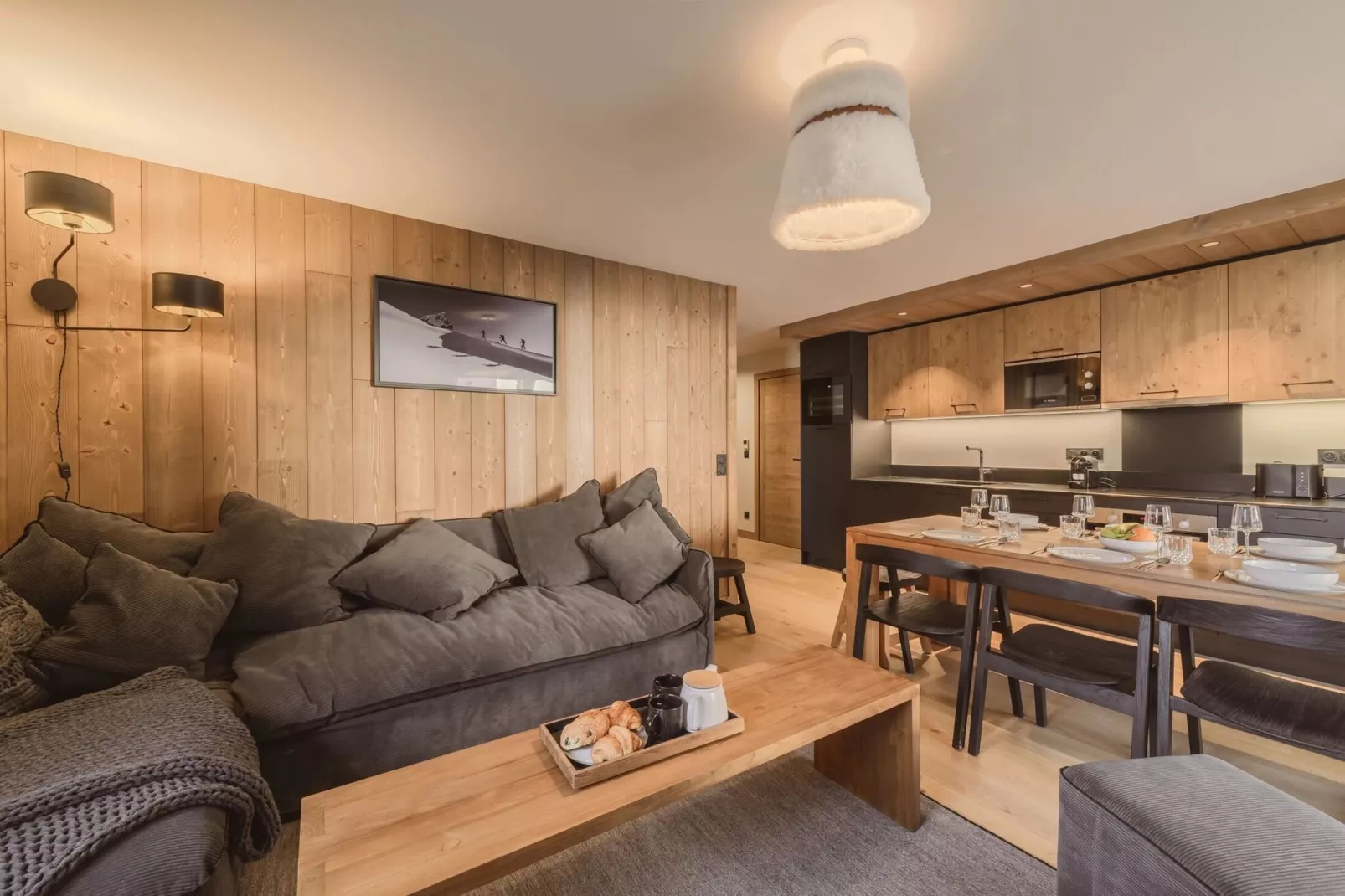 Residence L’ÉCLAT DES VÉRIAZ A40S - Woonkamer