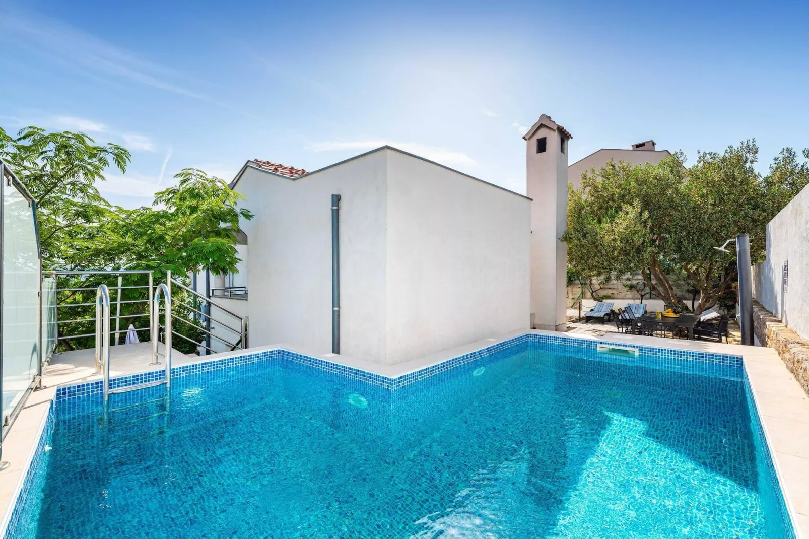 Sea view apartment Dajana-Zwembad