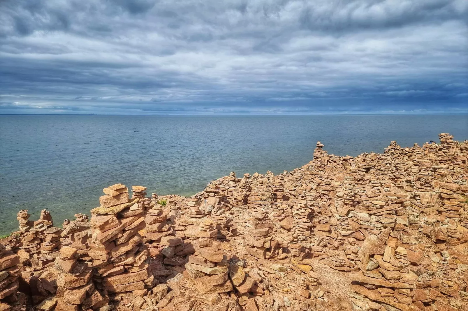 Nostalgische eilandidylle in Aâ€“land-By Traum-Waterzicht