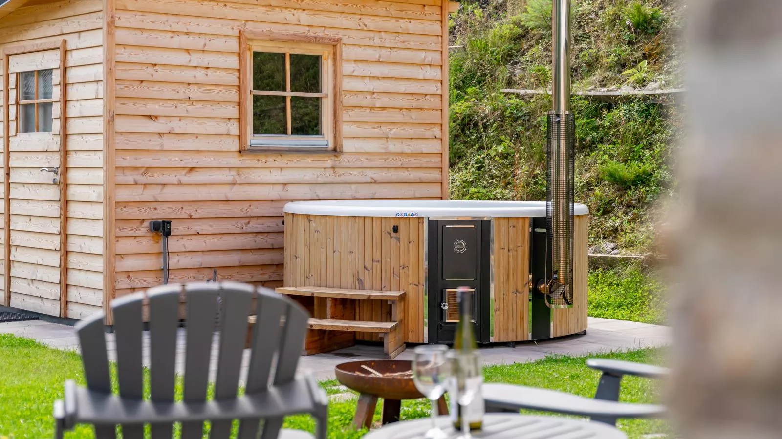 Alpenjoy Lodge-Tuinen zomer