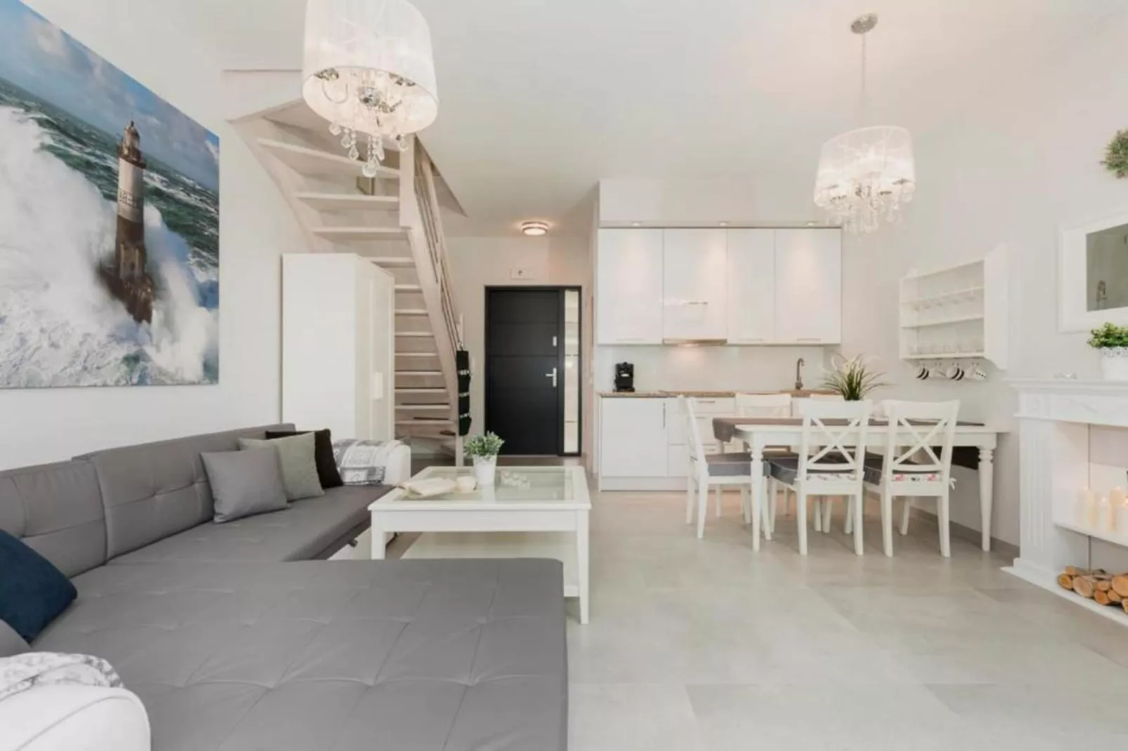 Domy szeregowe z dostępem do basenu Pobierowo-Woonkamer