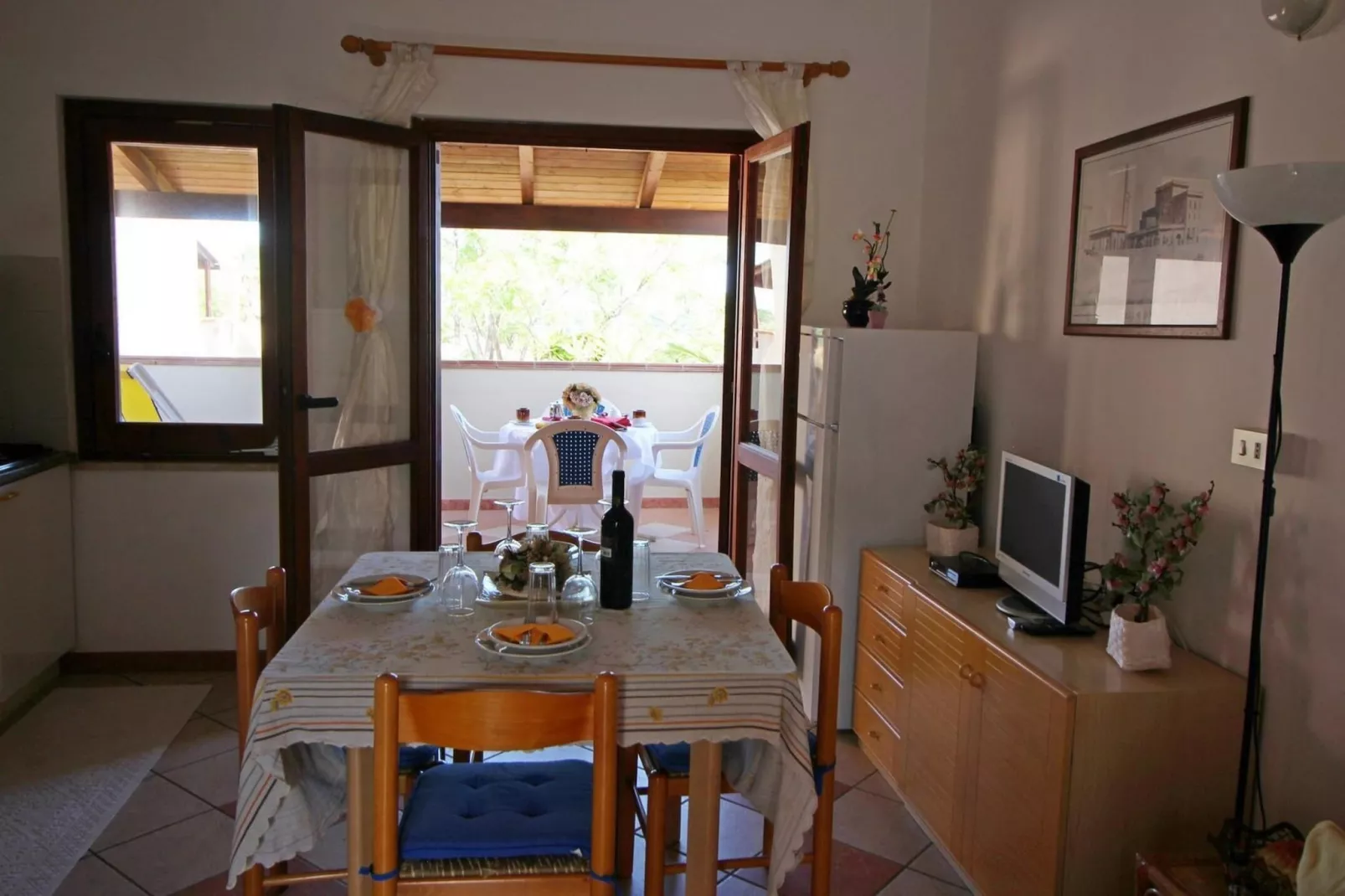 Holiday residence Costa Rei - Wohnung trilo Villetta Alba-Eetkamer