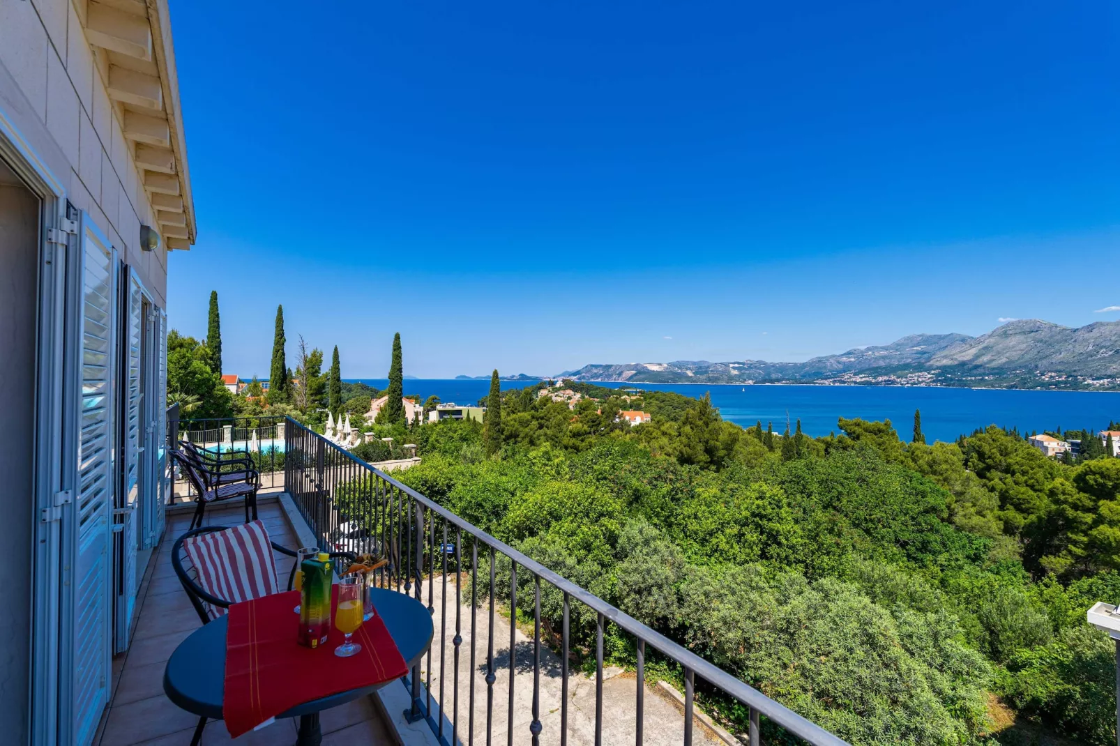 Villa Alegria Cavtat - Two Bedroom Apartment with Balcony and Sea View (Apartment B)-Uitzicht