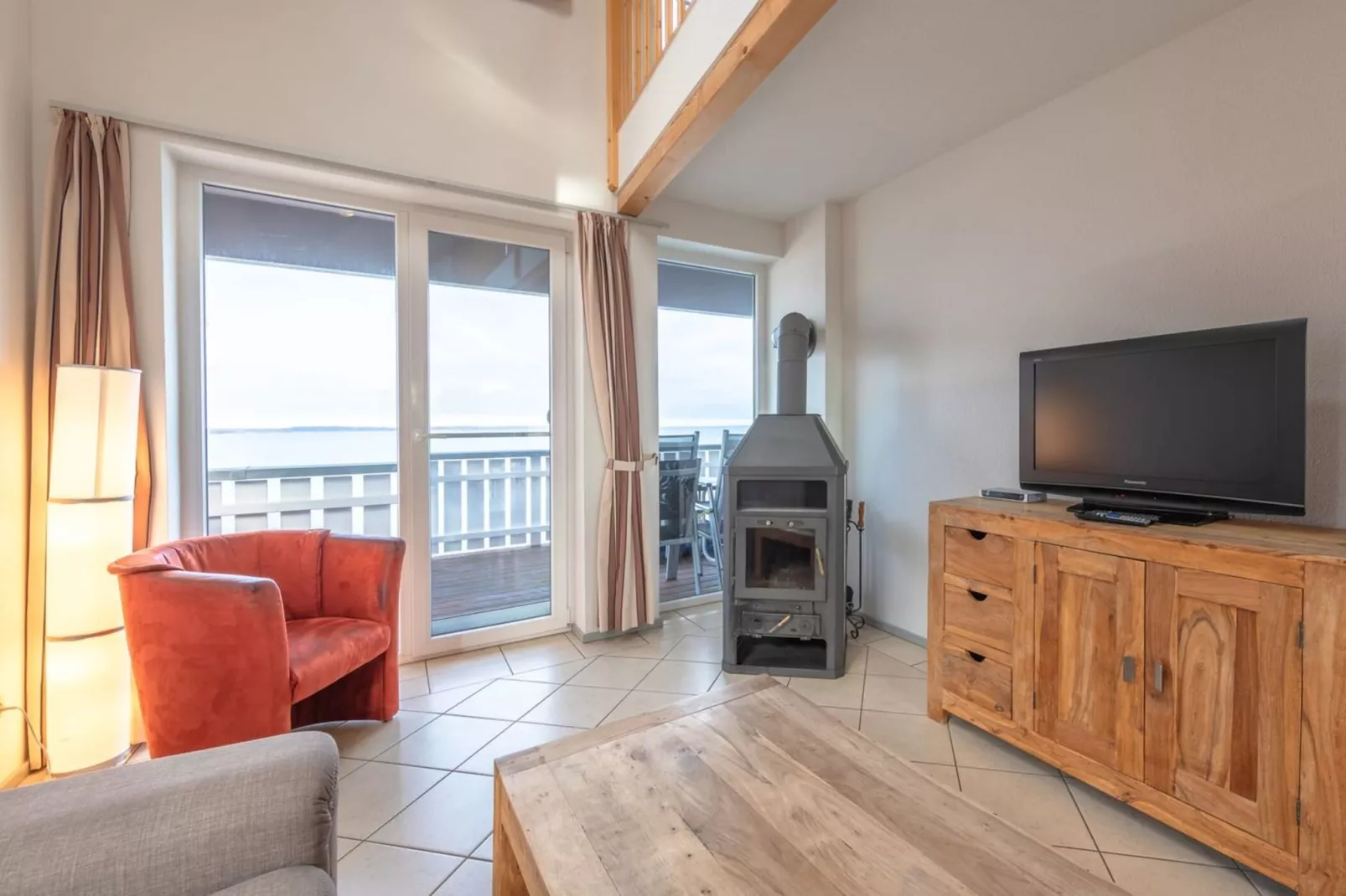 Kapitänsdeck 6 Pers 495-Woonkamer