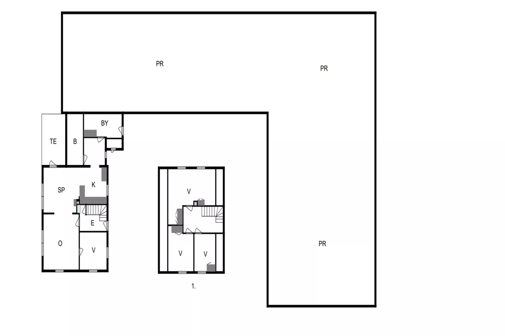 6 Personen vakantie huis in Gram-Plattegrond
