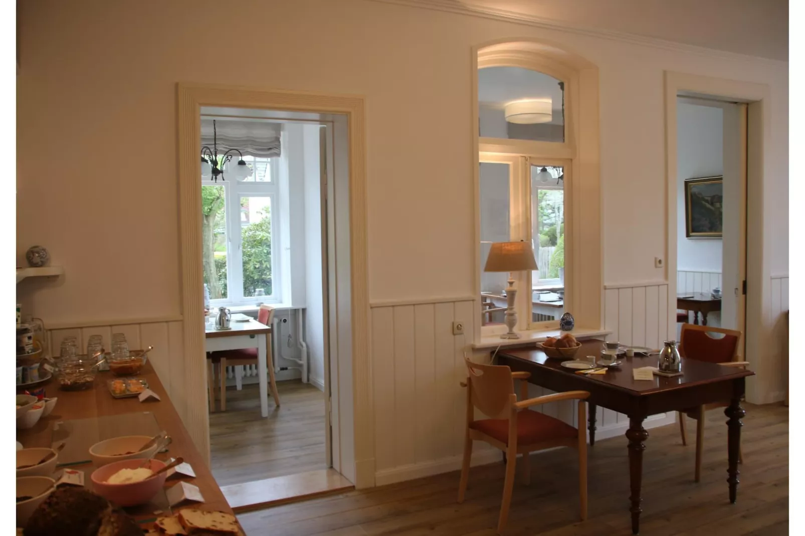 Ferienhaus Hilligenlei-Woonkamer