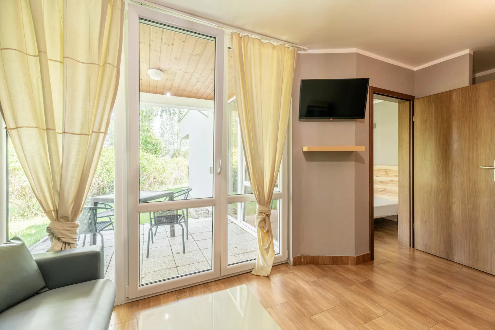 Domki wakacyjne z basenem Sianożąty-Woonkamer